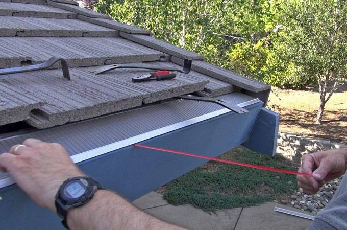 Flat Roof Tile Stainless Steel Gutter Guard